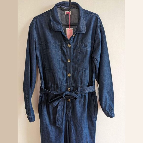 New Denim Jumpsuit/Romper (US 6) - Picture 3 of 3